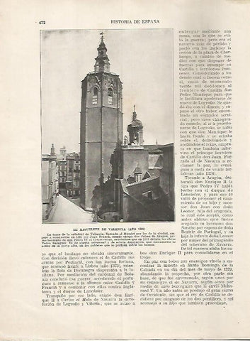 LAMINA 18259: El Miguelete de Valencia