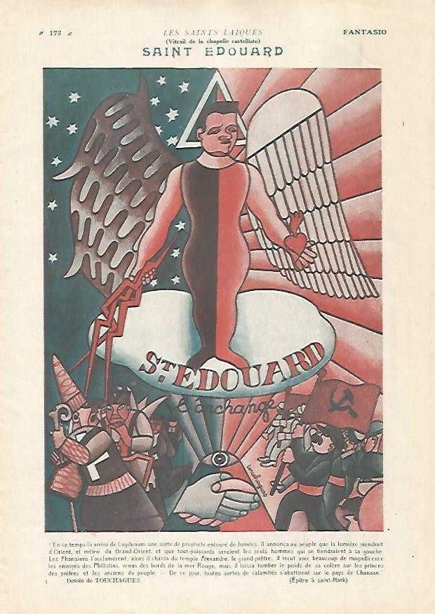 LAMINA 17787: Saint Edouard. Dibujo de Touchagues