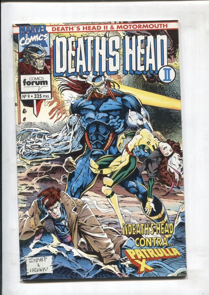 Deaths Head II & Motormouth numero 09: contra la Patrulla X