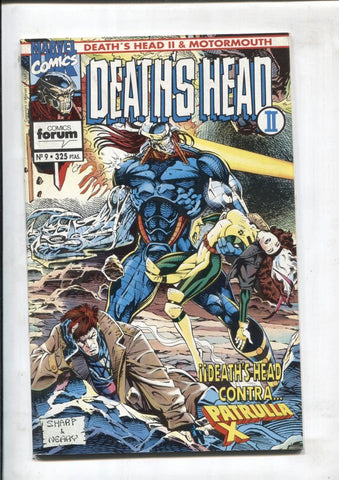 Planeta: Deaths Head II & Motormouth numero 09: contra la Patrulla X