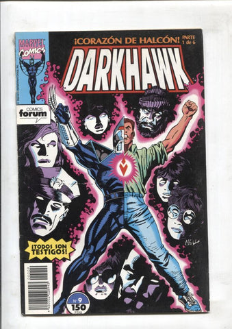 Darkhawk numero  09: Corazon de Halcon, 1ª parte