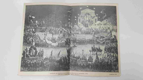 Lamina de Chile (num C5): Programa de fiestas de las escuelas publicas de Valparaiso 1875