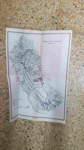 Lamina de Chile (num C17): Plano de la Batalla de la Placilla, 28 agosto 1891