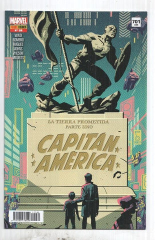 Marvel, Panini: Capitan America num 96, octubre 2018 - La Tierra prometida parte uno