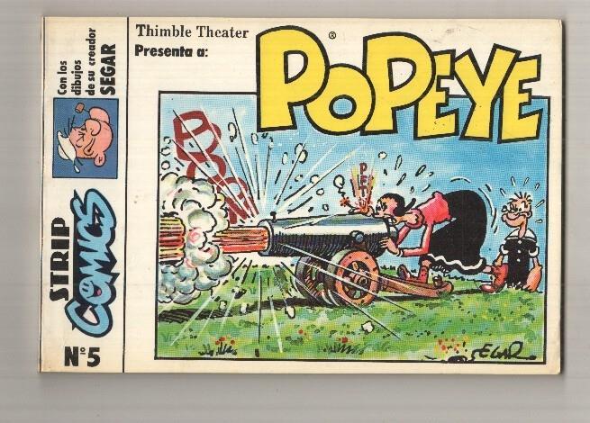 Eseuve: Strip Comics num 05 - Popeye. Tiras diarias de este volumen 16 julio al 23 de septiembre 1931