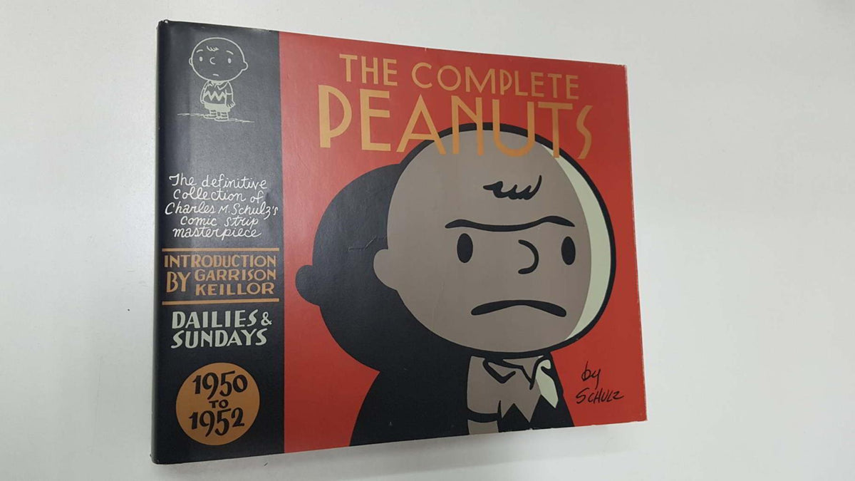 FB: The Complete Peanuts (Snoopy) by Schulz. Dailies and sundays 1950 to 1952. Introduction by Garrison Keillor