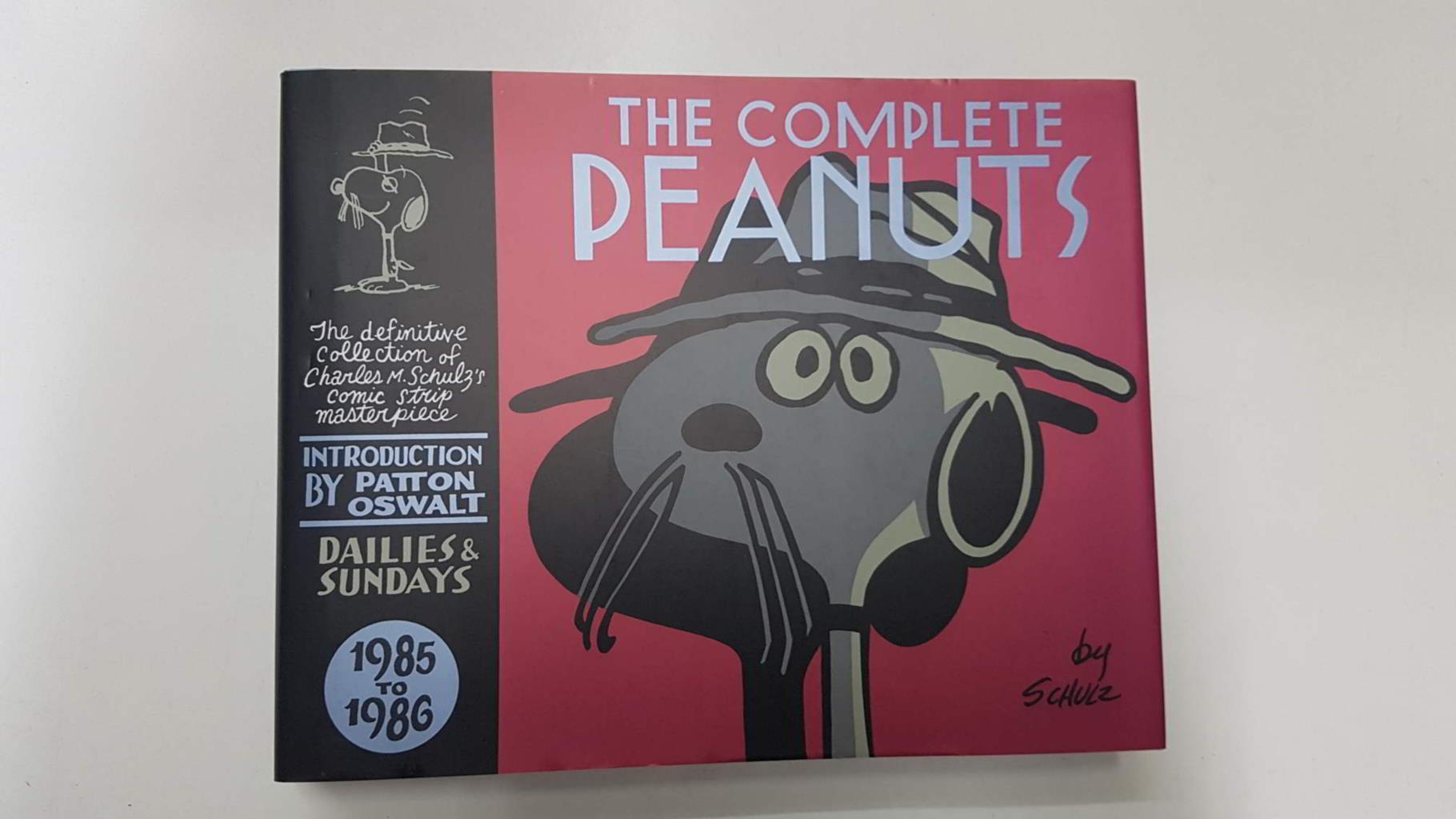 FB: The Complete Peanuts (Snoopy). Dailies and sundays 1985 to 1986. Introduction by Patton Oswalt