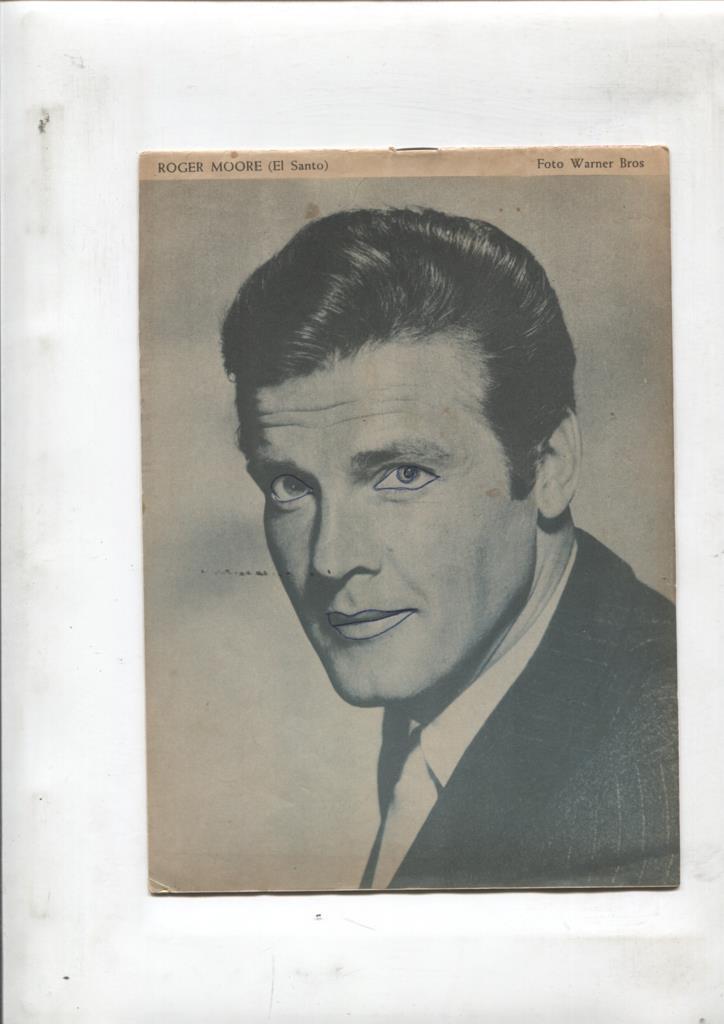 Mary Noticias numero 174: trasera foto de Roger Moore (El Santo)