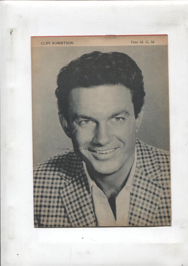 Mary Noticias numero 189: trasera foto de Cliff Robertson
