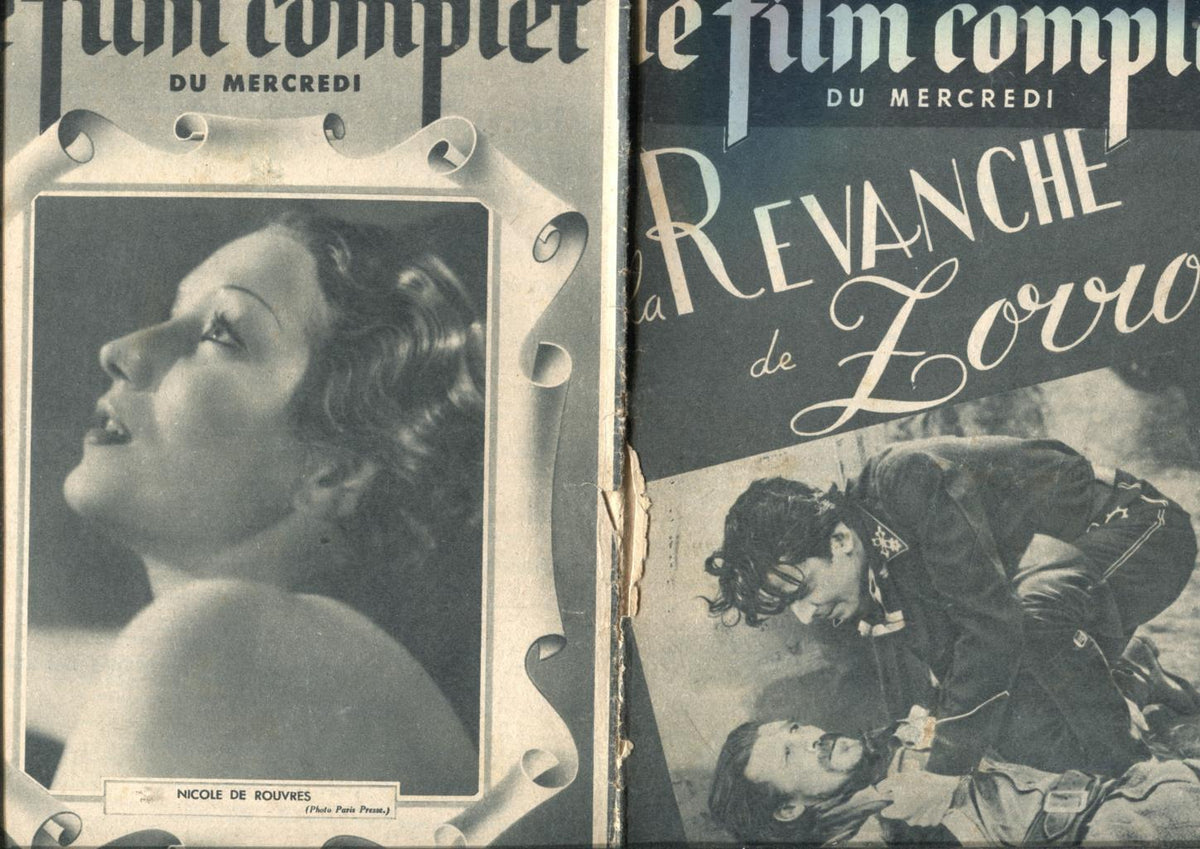 Le Film Complet du mercredi numero 2437 (13.11.1940) : La revanche de Zorro