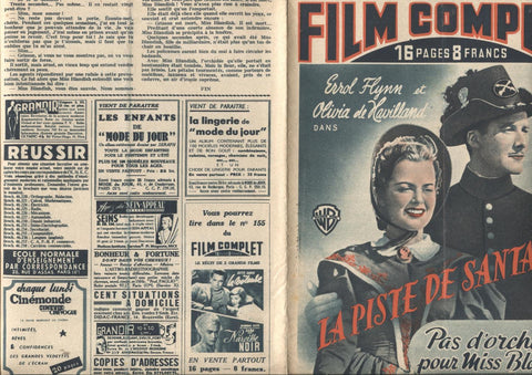 Film Complet numero 154 (19.5.1949) La piste de Santa Fe