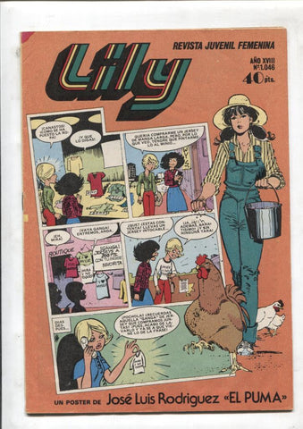 Lily numero 1046: NO CONSERVA EL POSTER CENTRAL (numerada 1 en trasera)