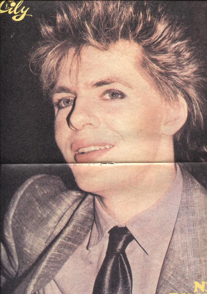 Bruguera: Lily numero 1194: poster central 26,5 x 37 cm de Nick Rhodes de Spandau Ballet