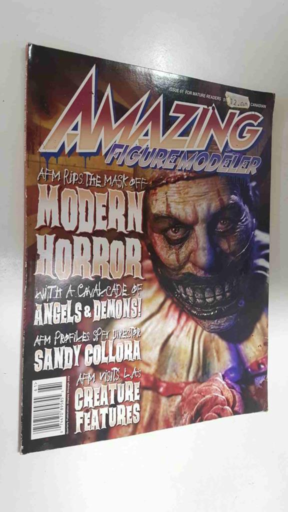 Amazing Figure Modeler Magazine num 61 - AFM rips the Mask off modern horror, Pillar of souls, Angel of Death (Fred Disanto)