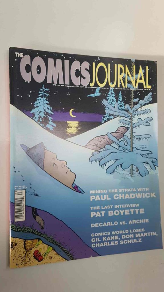 Magazine: The Comics Journal num 221 march 2000. Contents: The last interview Pay Boyette, Mining the strata with Paul Chadwick