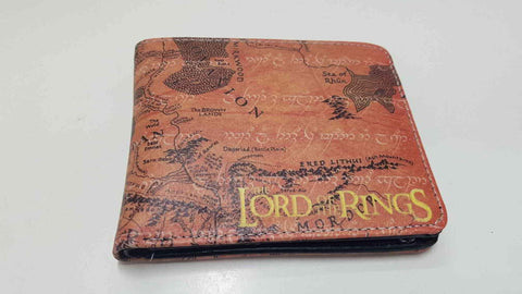 Cartera de bolsillo: Lord of the Rings (Señor de los Anillos), mapa parcial de Tierra Media