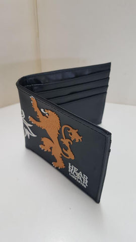 Cartera de bolsillo: Hear Me Roar Lannister (color negra), Game of Thrones (Juego de Tronos)