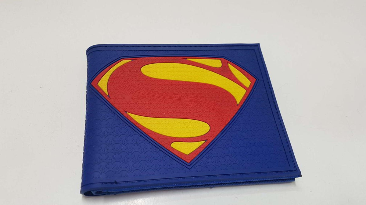 Cartera de bolsillo (azul): con el logo de Superman