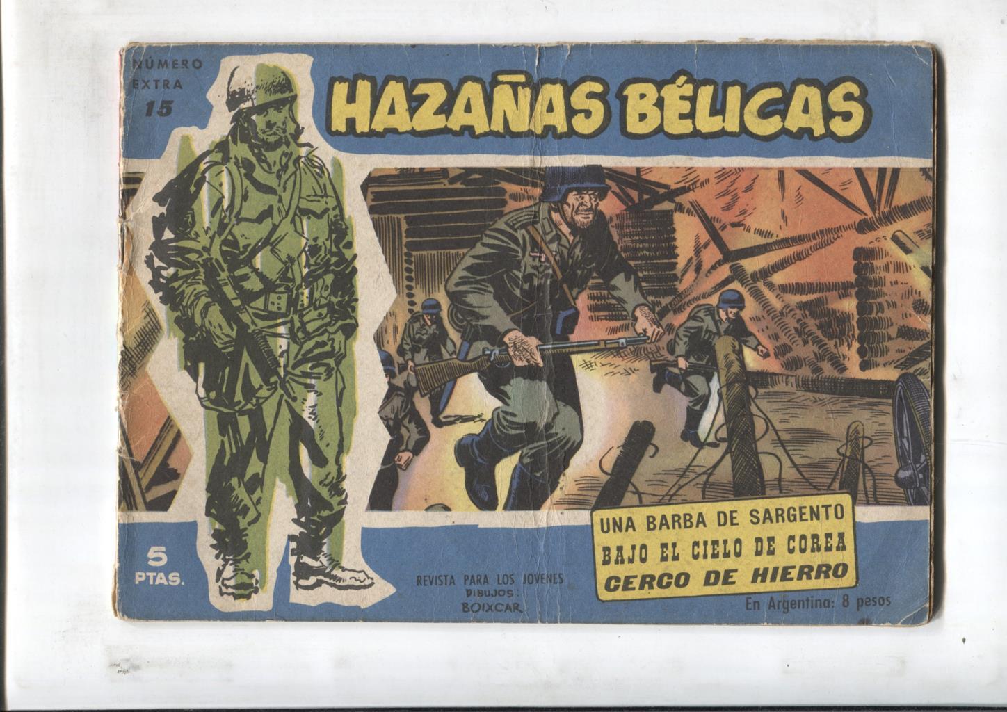 Hazalas Belicas azules extra numero 15: Una barba de sargento, Bajo el cielo de corea, 