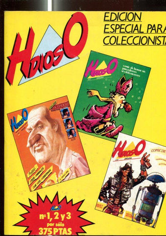 El Jueves: Revista HDiosO retapado editorial numero 1 al 3 