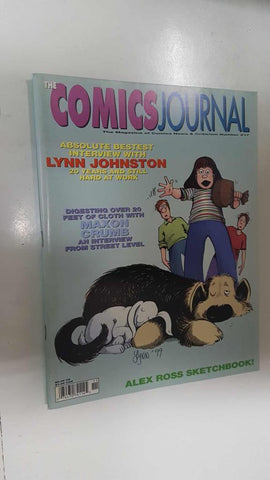Magazine: The Comics Journal number 217, nov 1999. Alex Ross Sketchbook, interview Lynn Johnston and Maxom Crumb