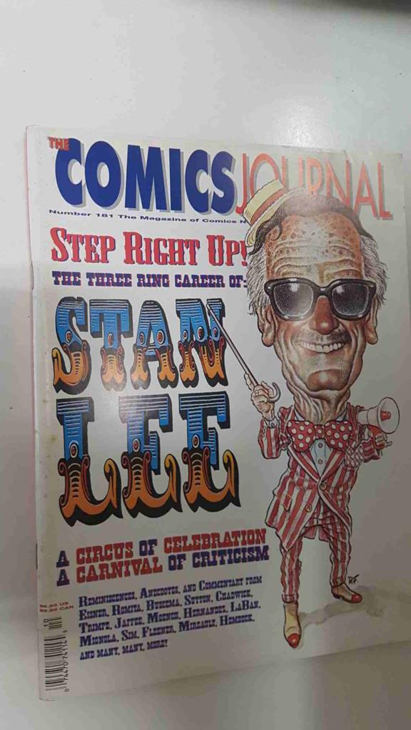 Magazine: The Comics Journal number 181, oct 1995. Contents: Stan the Man, interviews with Art Sìegelman part II, etc.