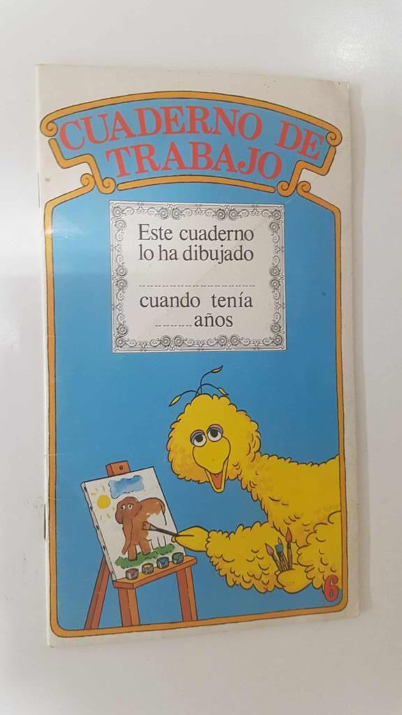 Orbis Montena: Cuaderno de Trabajo num 06 de Barrio Sesamo. Dibujo portada: la gallina Caponata