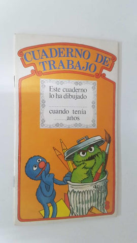 Orbis Montena: Cuaderno de Trabajo num 03 de Barrio Sesamo. Dibujo portada: Coco