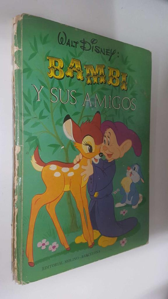 Walt Disney: Bambi y sus amigos de Editorial Molino (1971)