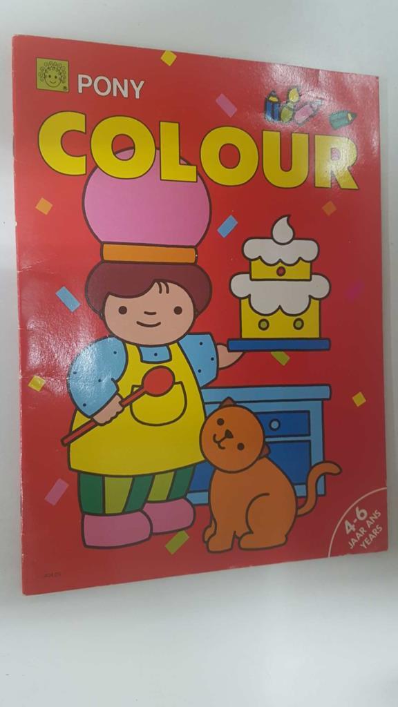 Cuaderno para colorear: Pony Colour. 4-6 jaar ans years