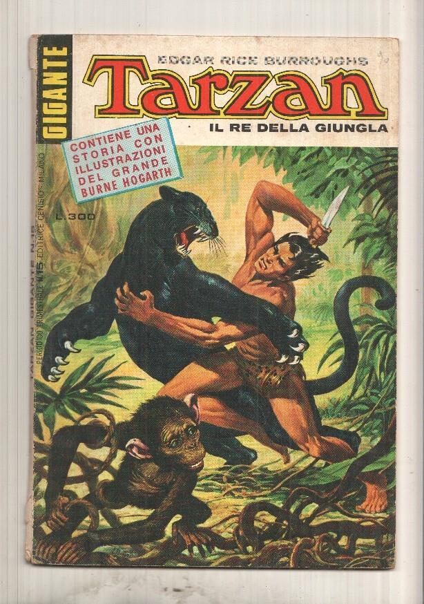 Ed. Cenisio: Tarzan Gigante num 15, marzo 1974 - Balu delle grandi scimmie