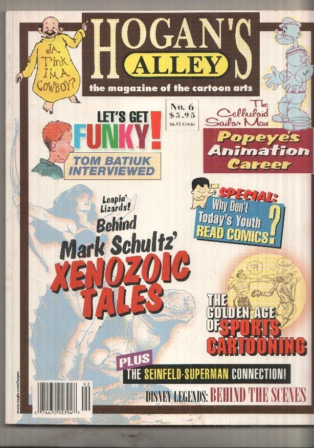 Revista: Hogans Alley num 06 - Tom Batiuk interviewed, The golden age of sports cartooning, Disney legends: Behing the scenes, etc.