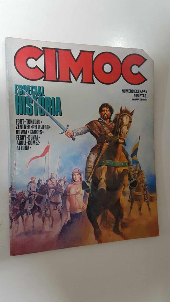 Revista Cimoc numero extra 5: Especial Historia (Homo Sapiens, La Tragedia de Pompeya, Goya y las Majas, etc.)