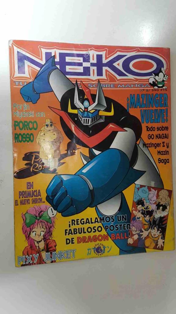Revista Neko num 02: Todo sobre Go Nagai, Mazinger Z y Mazin Saga. No incluye el poster de Dragon Ball