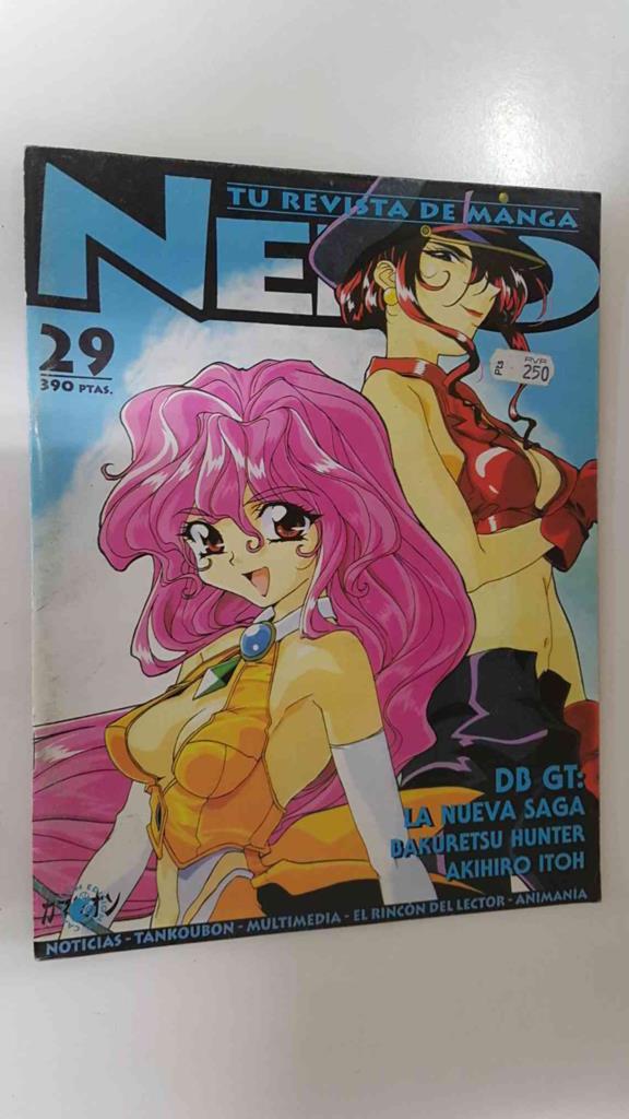 Revista Neko num 29 (mayo 97): Contenido - DB GT la nueva saga, Bakuretsu Hunter, Akihiro Itoh, Dr. Slump
