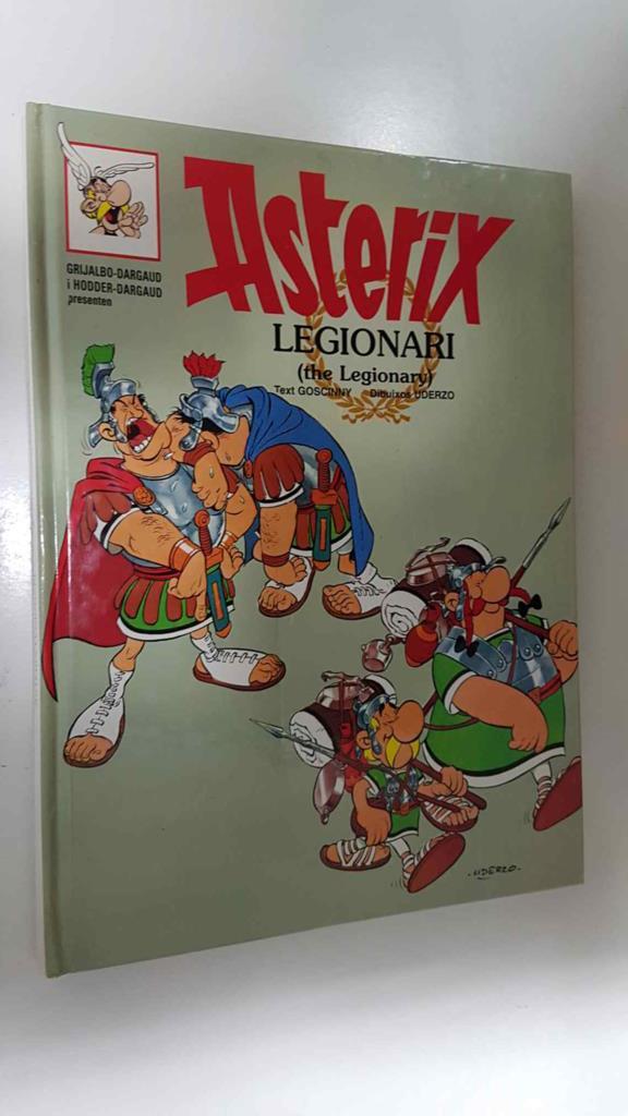 Coleccion Asterix num 09: Asterix Legionari (the Legionary). Bilingue con textos en catalan e ingles. La Vanguardia