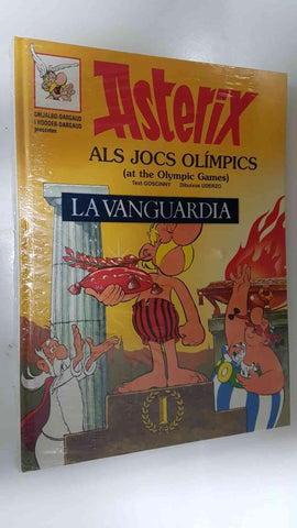 Coleccion Asterix num 05: Asterix als Jocs Olimpics (as the Olympic Games). Bilingue con textos en catalan e ingles. La Vanguardia