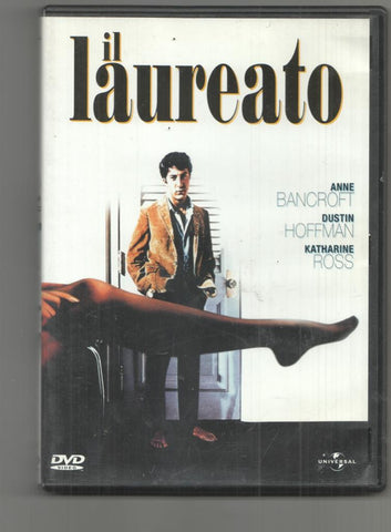 DVD pelicula: il laureato (el graduado, 1967). Dirigido por Mike Nichols, interpretan: Dustin Hoffman, Anne Bancroft