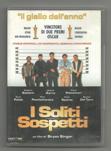 DVD pelicula: I soliti sospetti (Sospechosos habituales, 1995). Un film di Bryan Singer, interpretare: Gabriel Byrne, Kevin Space, Benicio Del Toro