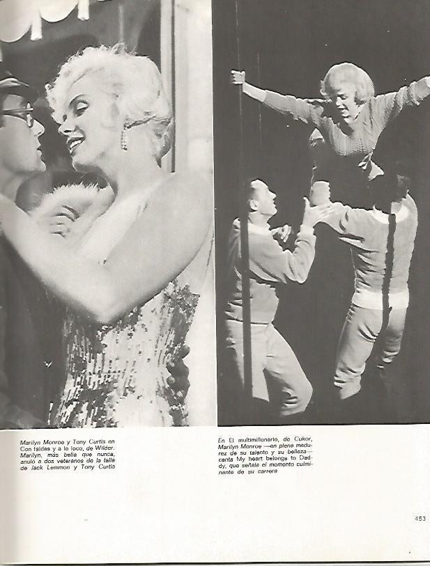 LAMINA 18434: Marilyn Monroe y Tony Curtis