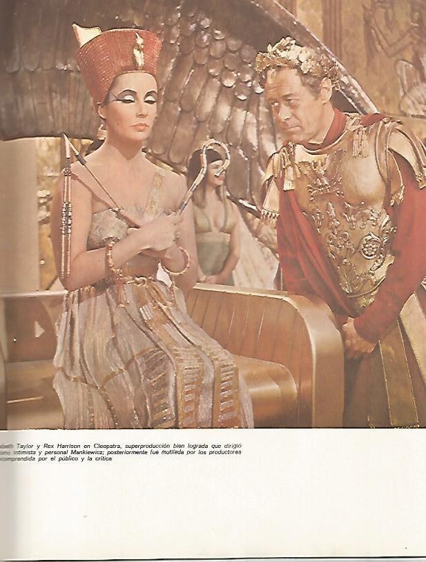 LAMINA 18407: Liz Taylor y Rex Harrison en Cleopatra