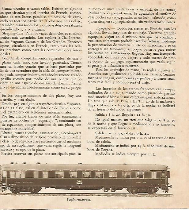 LAMINA 18485: Vagon restaurante
