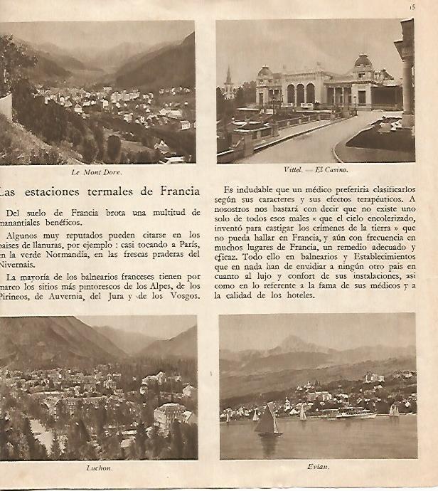 LAMINA 18487: Estaciones termales de Francia