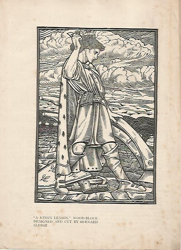 LAMINA 18491: A King's Lesson, por Bernard Sleigh