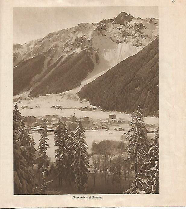 LAMINA 18481: Chamonix y el Brevent