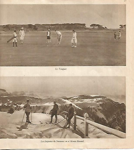 LAMINA 18480: Deportes de invierno en el Monte Revard