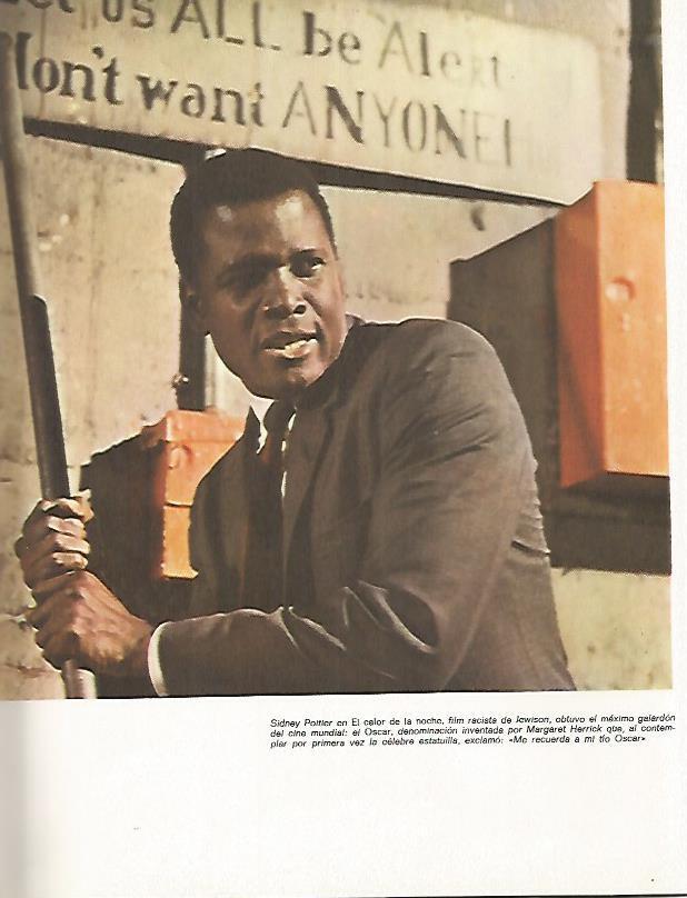 LAMINA 18463: Sidney Poitier en El Calor de la noche