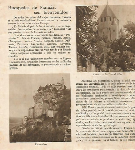 LAMINA 18471: Torre de Cesar en Provins y Rocamadour