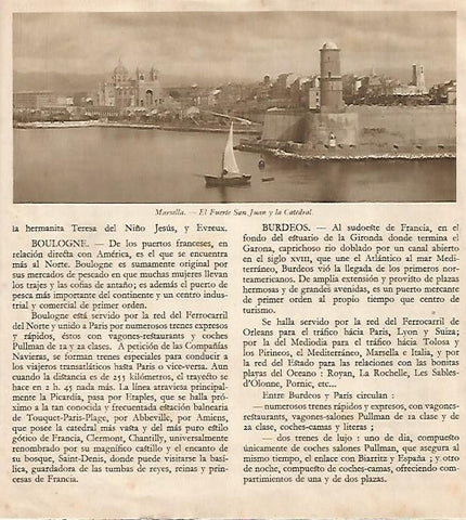LAMINA 18472: Fuerte de San Juan de Marsella