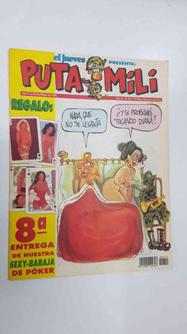 Revista: El Jueves, Puta Mili año IV num 151 (23-4-95). No incluye la 8a entrega de la sexy-baraja de poker